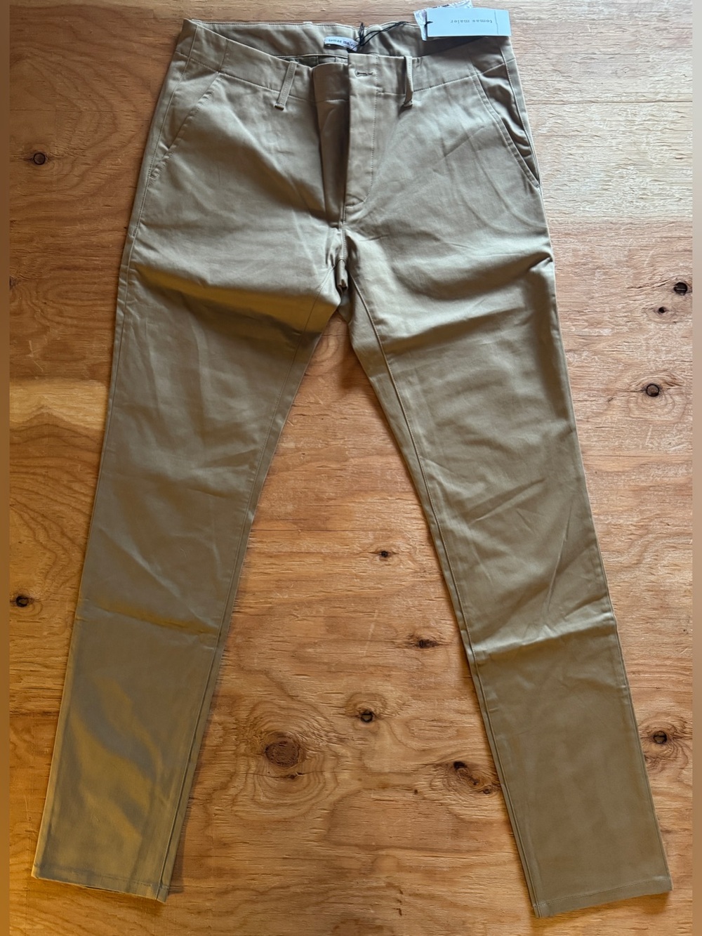 Men's Tomas Maier Slim Fit Flat Front Chinos